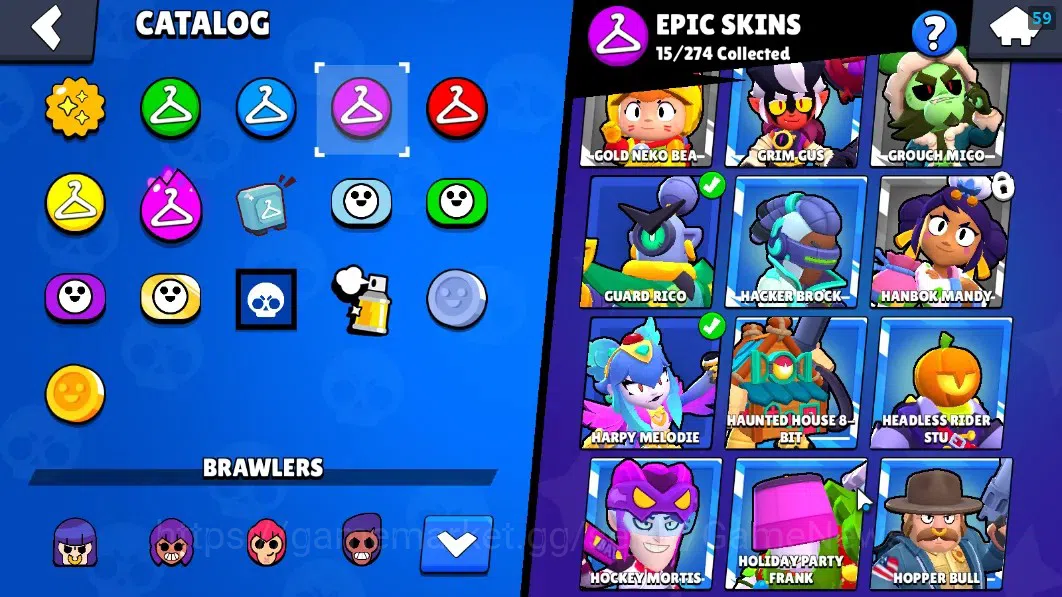 Brawl Stars Accounts 8197 Trophy|32 Brawlers 2 Max Lvl|Colette Full Buf image 18