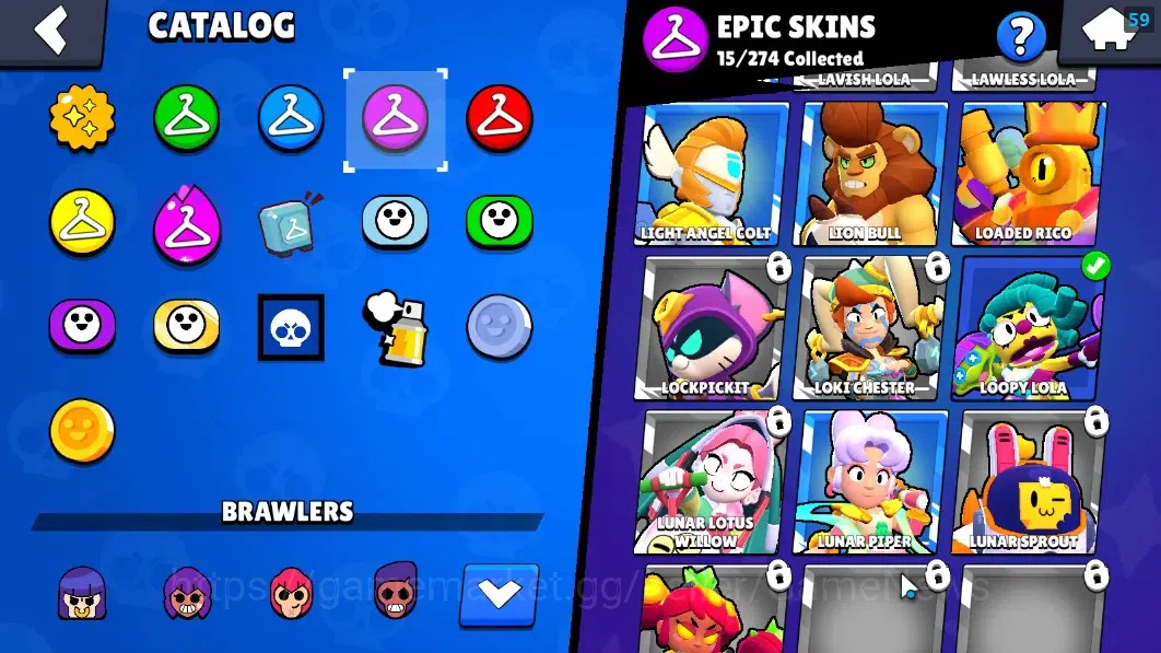 Brawl Stars Accounts 8197 Trophy|32 Brawlers 2 Max Lvl|Colette Full Buf image 20