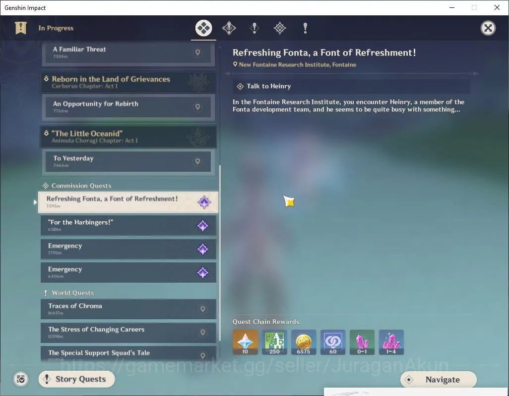 Genshin Impact Accounts Mid Game ASIA|AR 58| 11 Limited + 7[5 Star Weapon]|[Mavuika,Neuvilete]+Sign 2