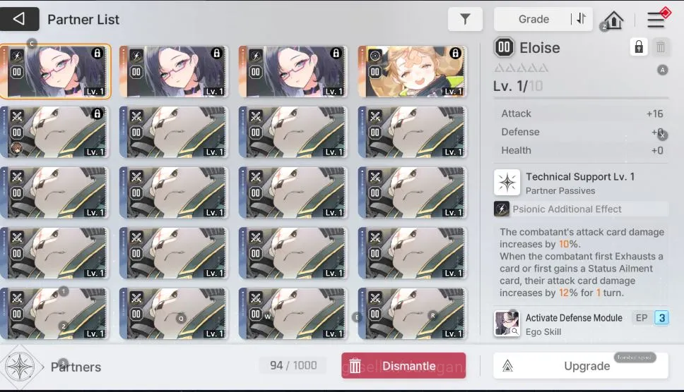 Chaos Zero Nightmare Accounts GLOBAL Lv5| 3 SSR (Yuki,Veronica,Orlea)+ 9SR (Tressa,Mika,Beryl,etc) |Log Stove| Check SS 2