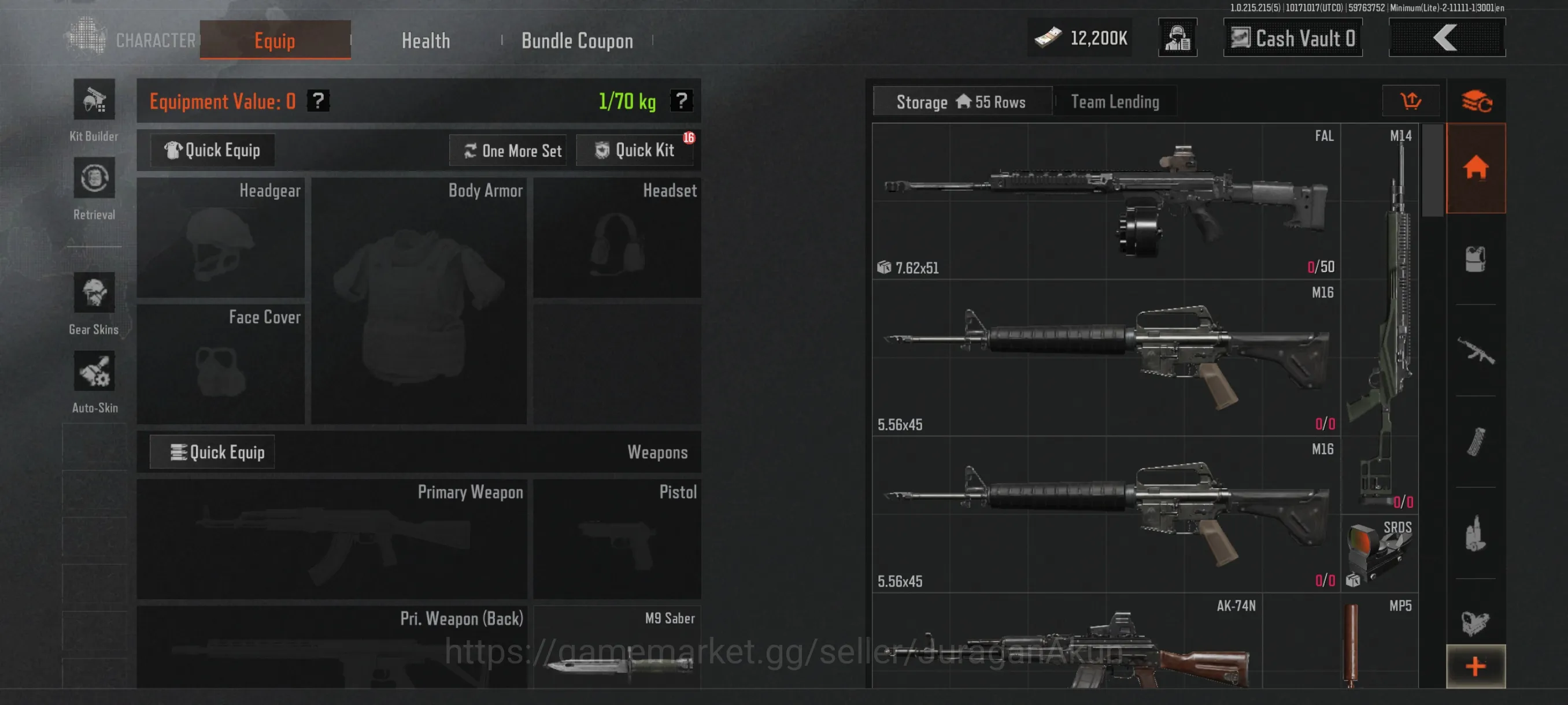 Arena Breakout Mid-Tier [MOBILE]SV 12,7M|CV 12M|GK Mosin,ForestMP5,USAS,Et image 1