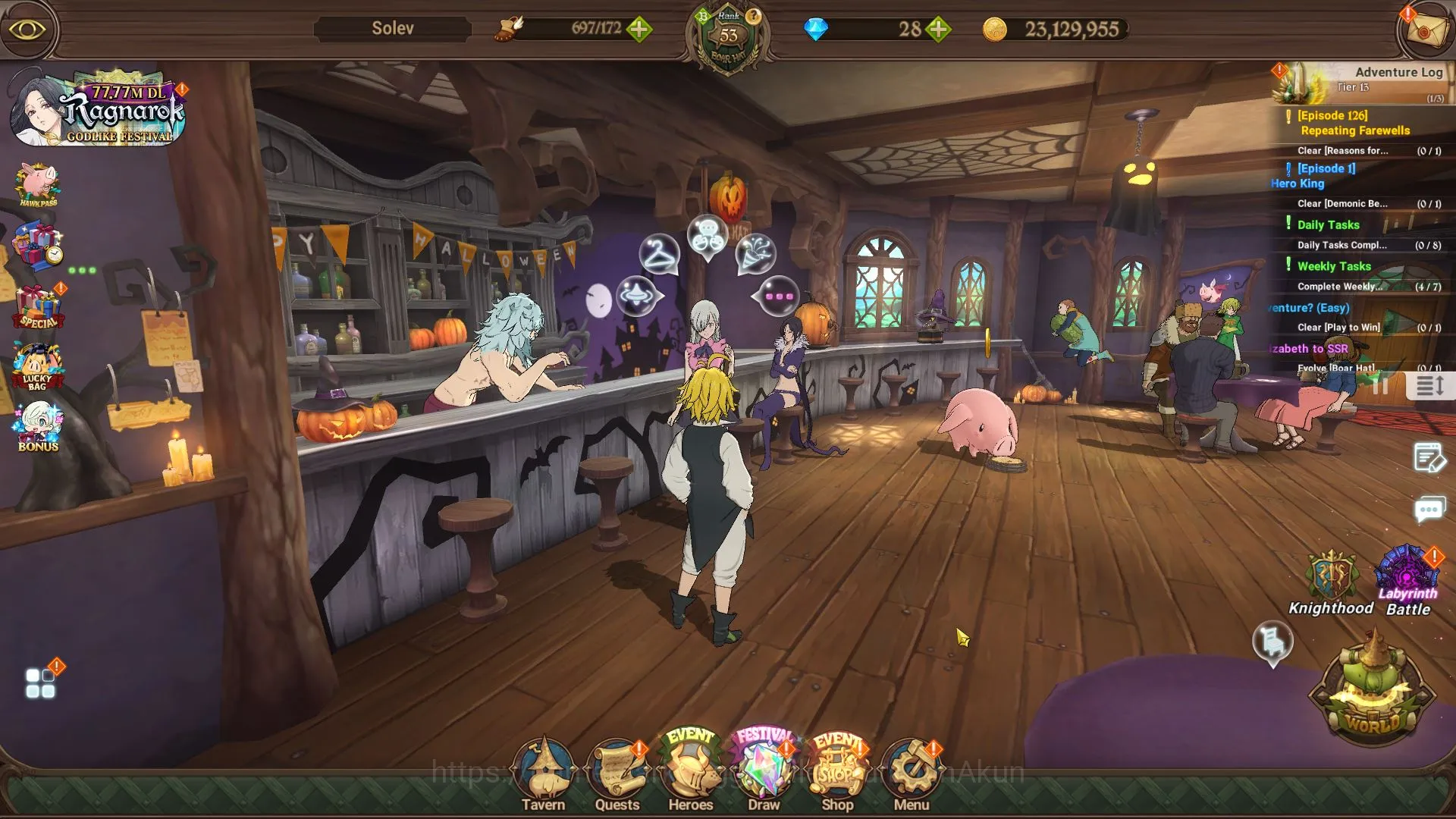 The Seven Deadly Sins: Grand Cross Accounts ASIA | 2,4M CC | 1 LR + 5 UR + Full Solev Collabs image 4