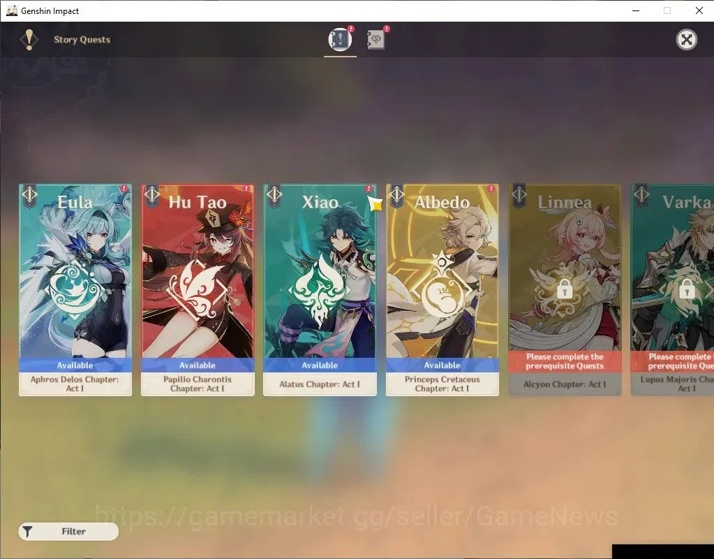 Genshin Impact Accounts Asia|AR43|1Limited+1(*5WP)| Neuvillete |1Skin|McMa image 14