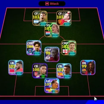 eFootball Accounts Legends & Iconic Players Android|Power 3167|7 Epic Johan Cruyff,Wayne Rooney,Eric Cantona,Sergio Aguero|7