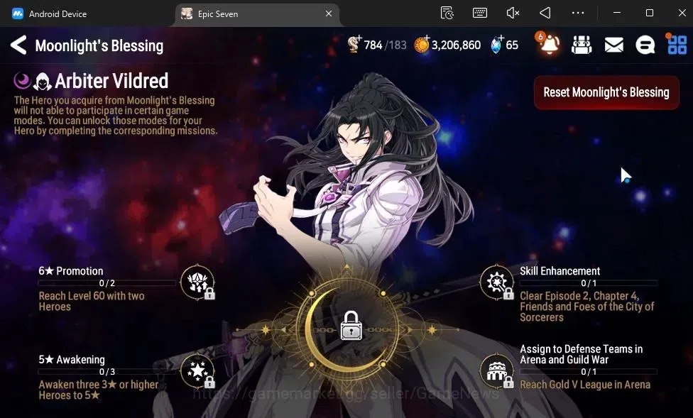 Epic Seven Accounts GLOBAL Unverif|New Era|2 ML(Disciplinary P Aria,BW image 10