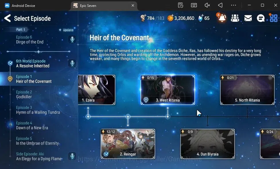 Epic Seven Accounts GLOBAL Unverif|New Era|2 ML(Disciplinary P Aria,BW image 12