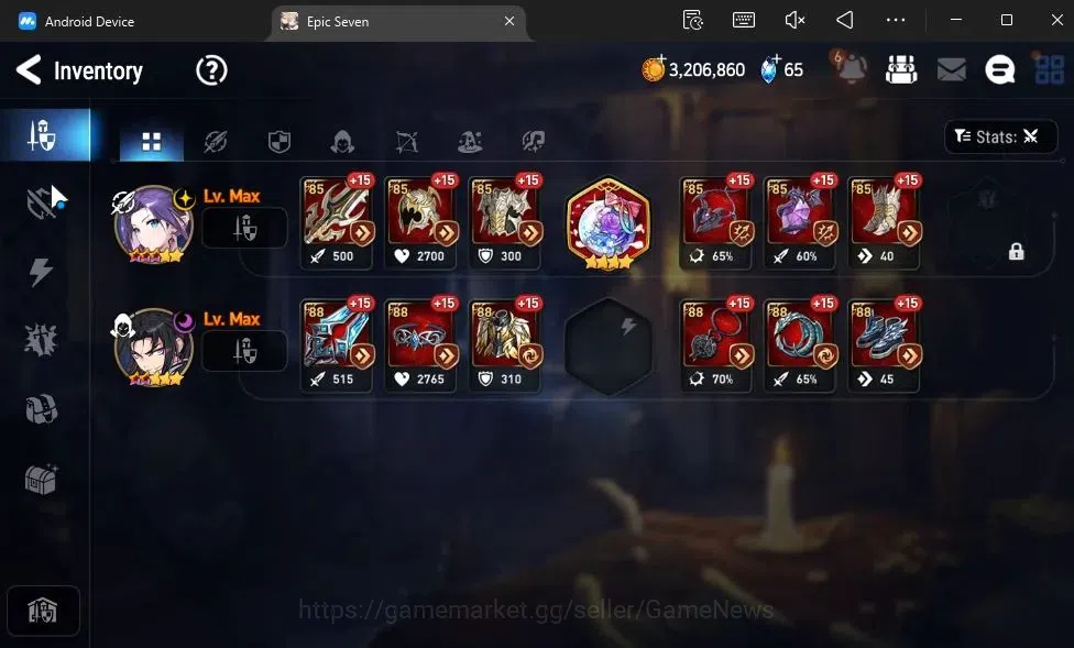 Epic Seven Accounts GLOBAL Unverif|New Era|2 ML(Disciplinary P Aria,BW image 13