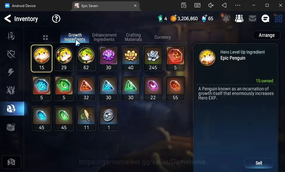Epic Seven Accounts GLOBAL Unverif|New Era|2 ML(Disciplinary P Aria,BW image 18