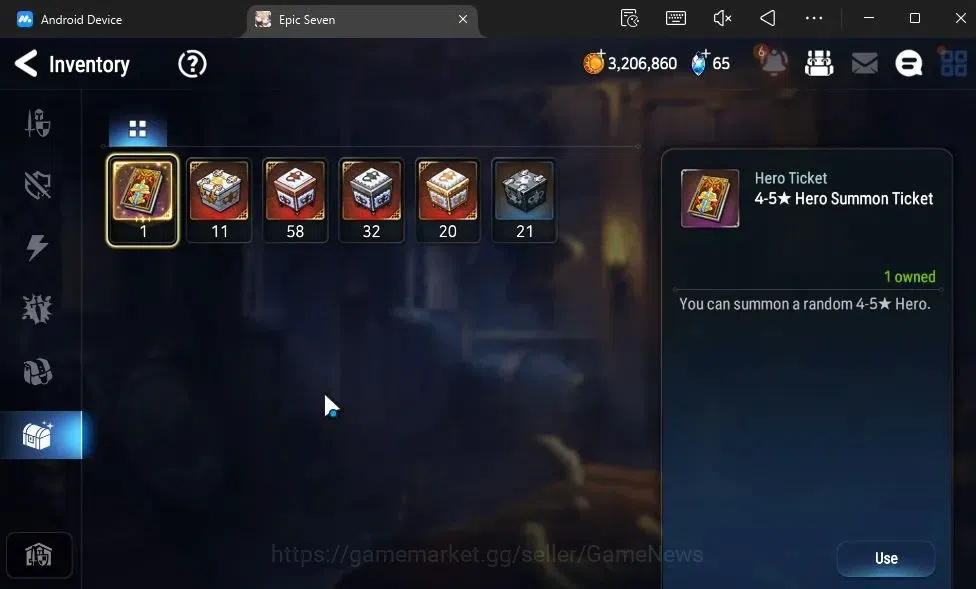 Epic Seven Accounts GLOBAL Unverif|New Era|2 ML(Disciplinary P Aria,BW image 19
