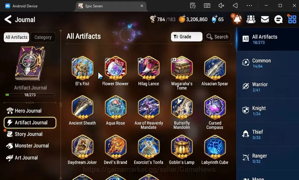 Epic Seven Accounts GLOBAL Unverif|New Era|2 ML(Disciplinary P Aria,BW image 6