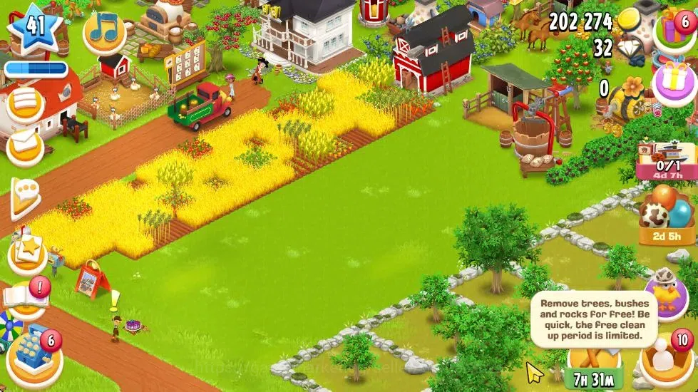 Hay Day Accounts Level 41 | Barn Storage 1100 + Silo Storage 625 |  image 3