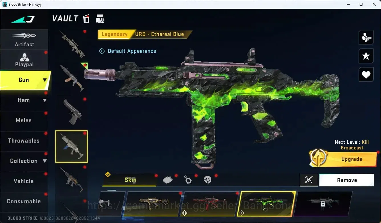 Blood Strike Accounts ASIA | 2 ETERNAL: AK47,KAG-6|1 TR|5 ULTRA Guns|1 L image 11