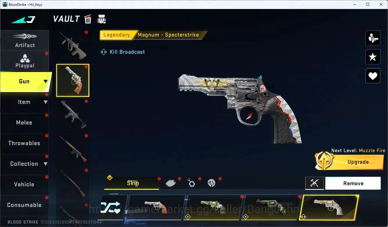 Blood Strike Accounts ASIA | 2 ETERNAL: AK47,KAG-6|1 TR|5 ULTRA Guns|1 L image 19