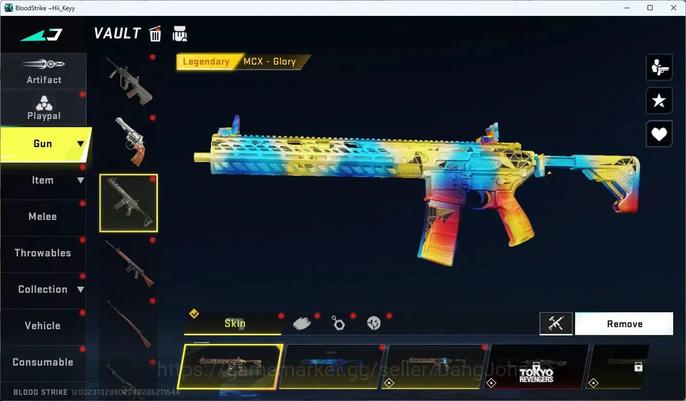 Blood Strike Accounts ASIA | 2 ETERNAL: AK47,KAG-6|1 TR|5 ULTRA Guns|1 L image 20