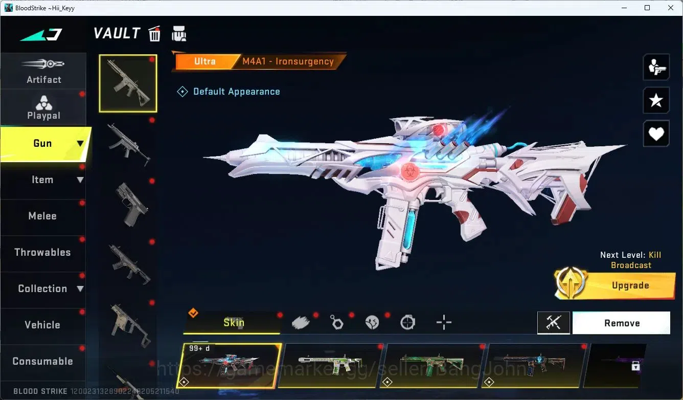Blood Strike Accounts ASIA | 2 ETERNAL: AK47,KAG-6|1 TR|5 ULTRA Guns|1 L image 3