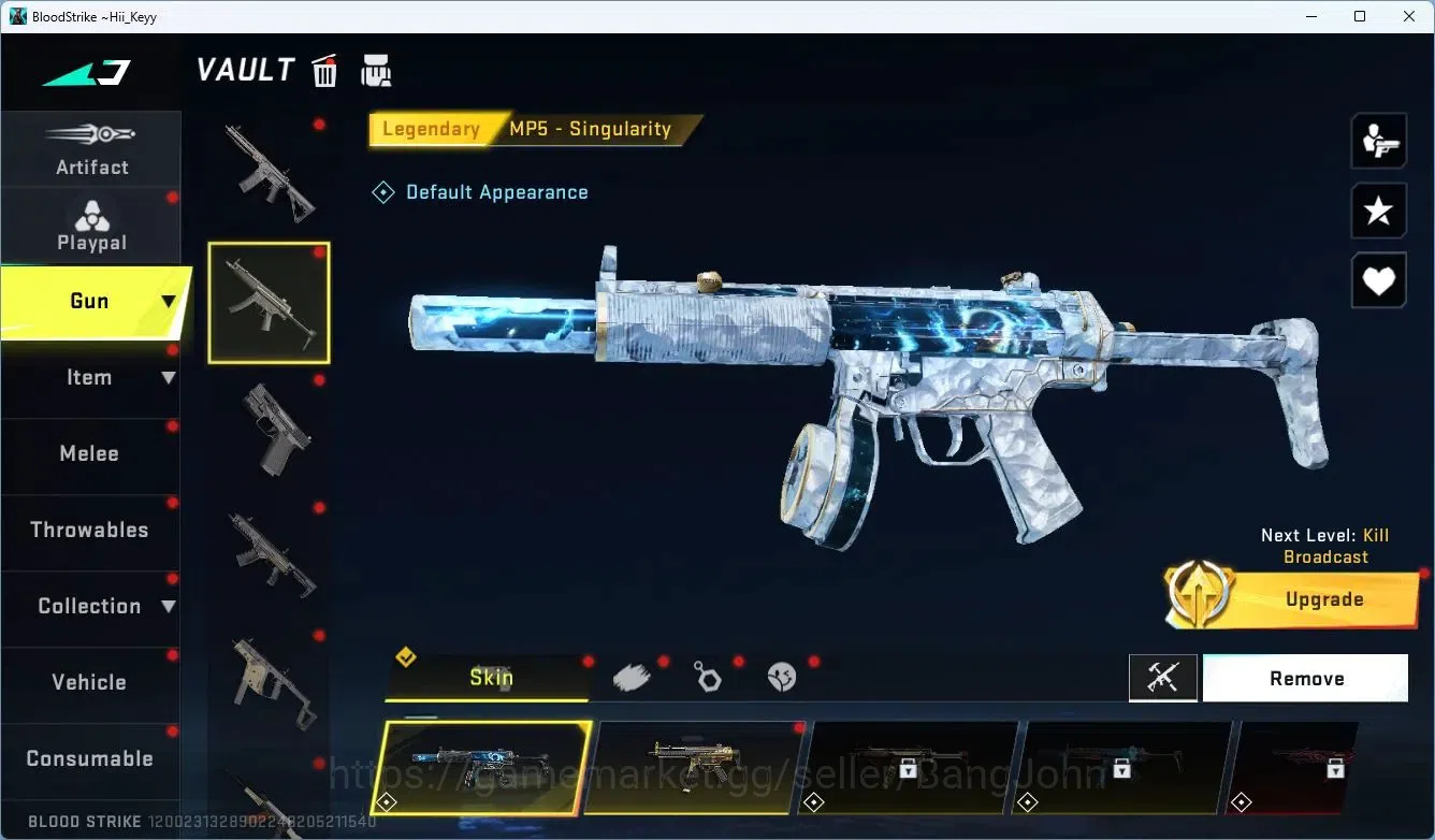 Blood Strike Accounts ASIA | 2 ETERNAL: AK47,KAG-6|1 TR|5 ULTRA Guns|1 L image 4