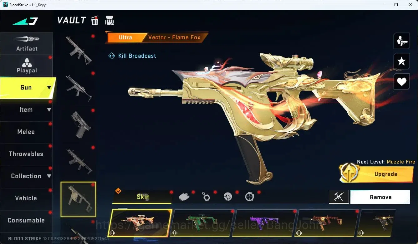 Blood Strike Accounts ASIA | 2 ETERNAL: AK47,KAG-6|1 TR|5 ULTRA Guns|1 L image 7
