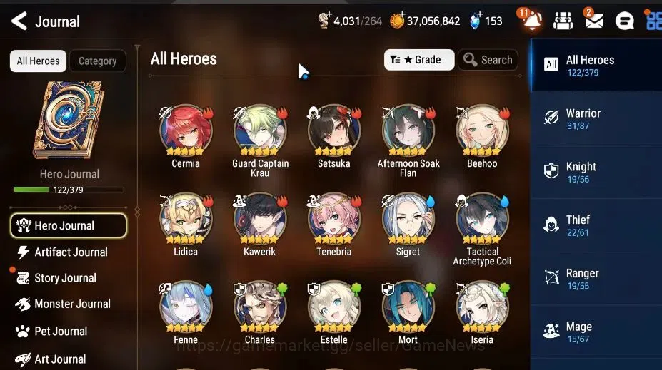 Epic Seven Accounts GLOBAL Unverif|4 ML[Salome,MKawerik,AVildred,NC La image 5