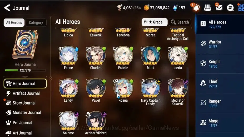 Epic Seven Accounts GLOBAL Unverif|4 ML[Salome,MKawerik,AVildred,NC La image 6