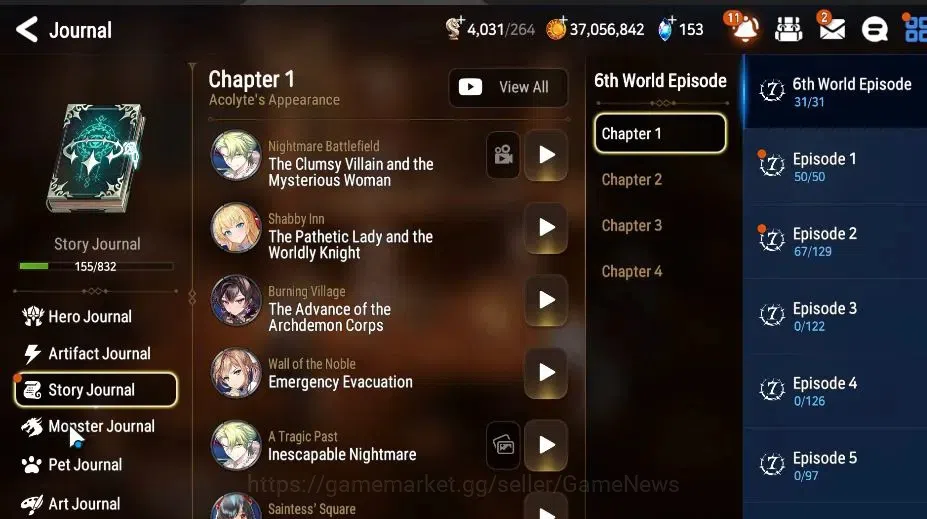 Epic Seven Accounts GLOBAL Unverif|4 ML[Salome,MKawerik,AVildred,NC La image 8