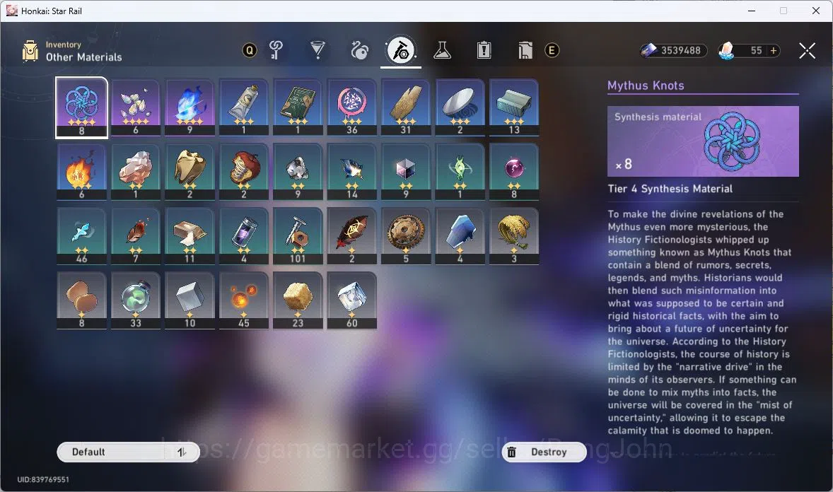 Honkai Star Rail Accounts ASIA | TL 28 | 6 LIMIT | SILVER WOLF999 E1 SIGN |  image 10