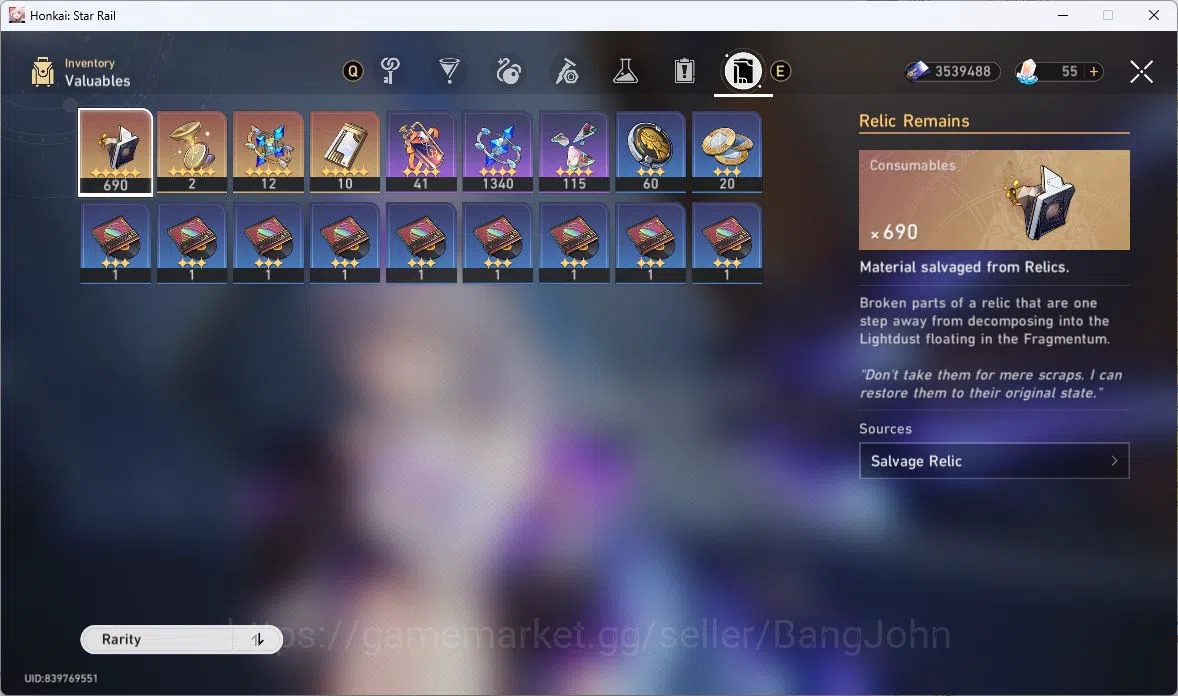 Honkai Star Rail Accounts ASIA | TL 28 | 6 LIMIT | SILVER WOLF999 E1 SIGN |  image 13