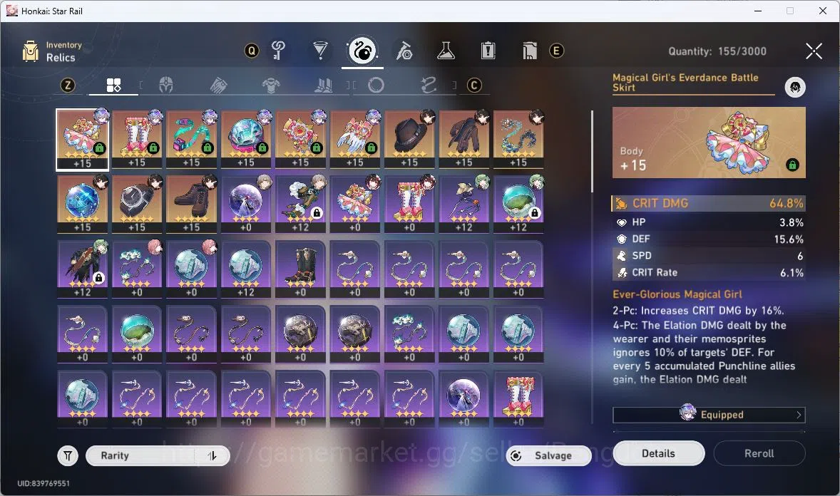 Honkai Star Rail Accounts ASIA | TL 28 | 6 LIMIT | SILVER WOLF999 E1 SIGN |  image 9