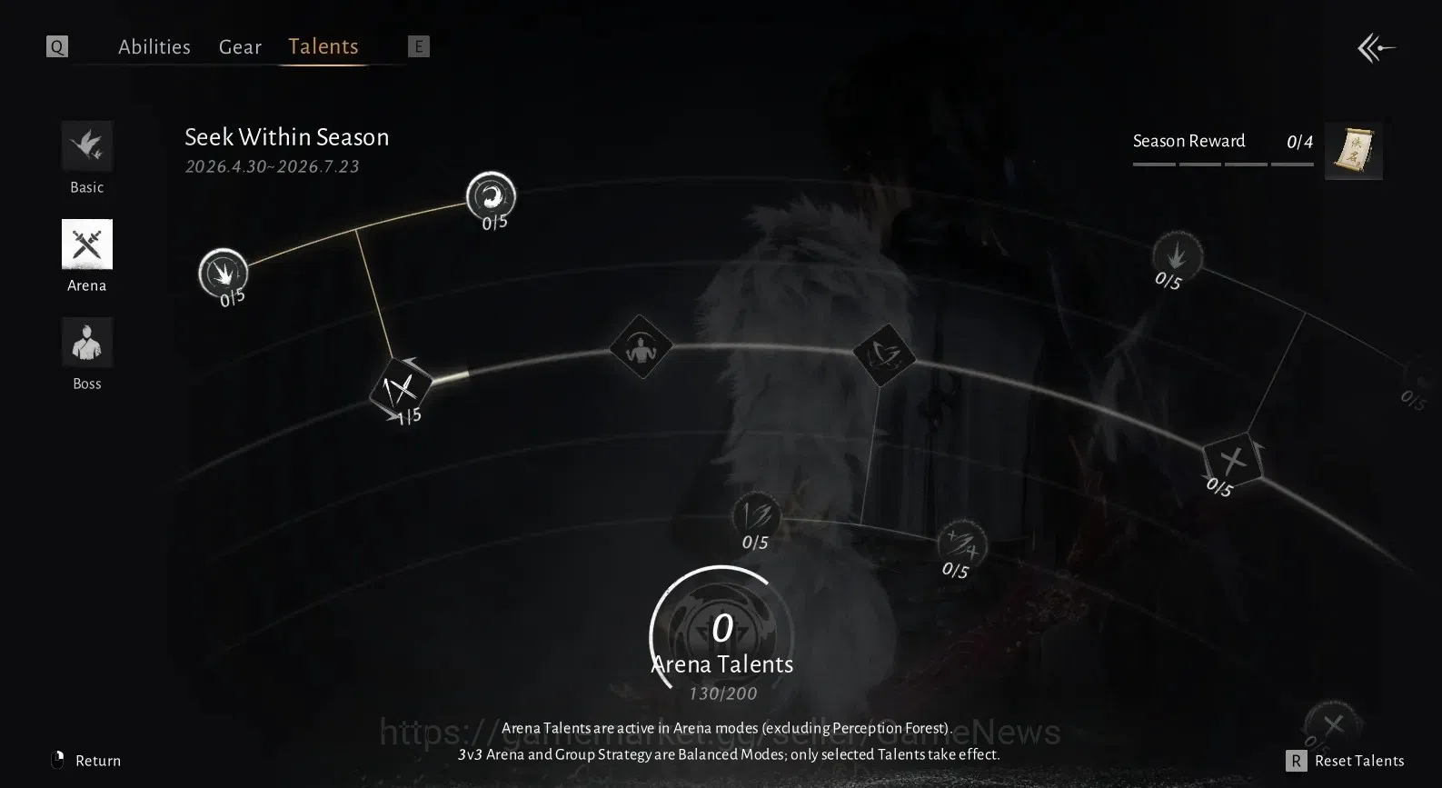 Where Winds Meet Accounts GLOBAL|Lv95|2HC Used|GS 29834|SilentVoice:Cloudspl image 11