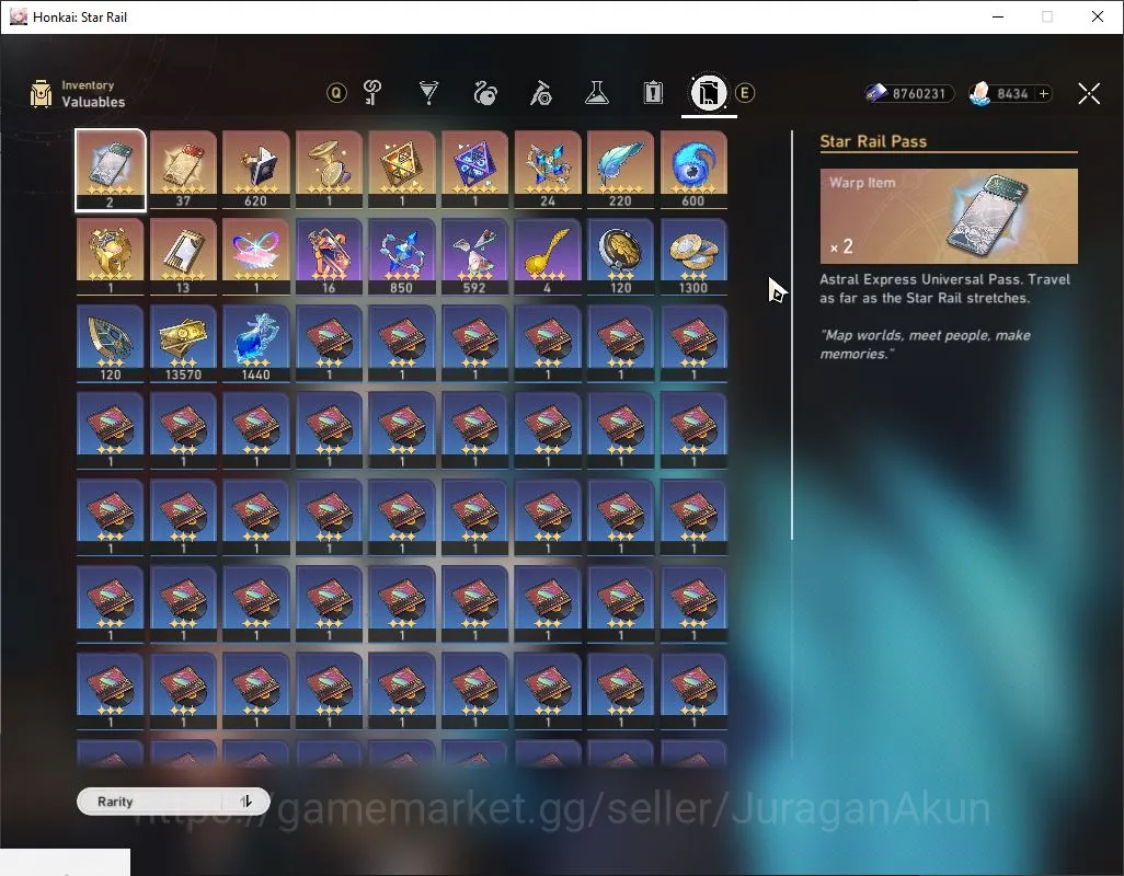 Honkai Star Rail Accounts Mid Game ASIA|TL 61| 6 Limited|Cerydra+Sign,The Herta,Anaxa,Dante,Ruan Mei,Archer|8,4K SJ|MC 8