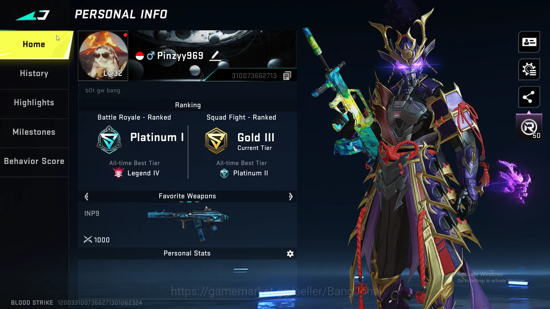 eternal zero | legend m4a1 | legend origin12 | legend kag-6 | legend inp-9 ~ BS143B Blood Strike Others eternal zero | legend m4a1 | legend origin12 | leg image 1