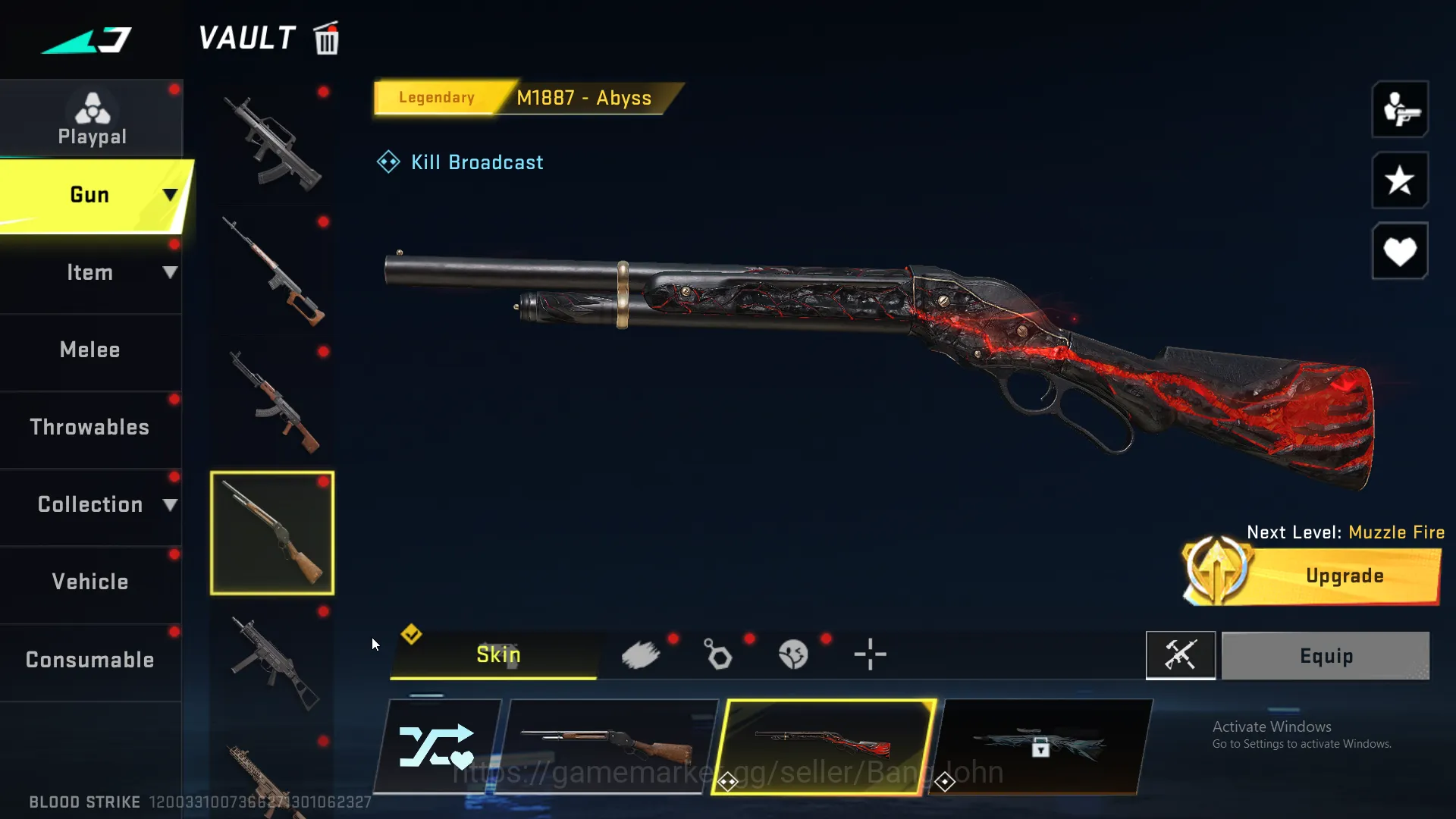 Blood Strike Accounts Others eternal zero | legend m4a1 | legend origin12 | legend kag-6 | legend inp-9 ~ BS143B 10