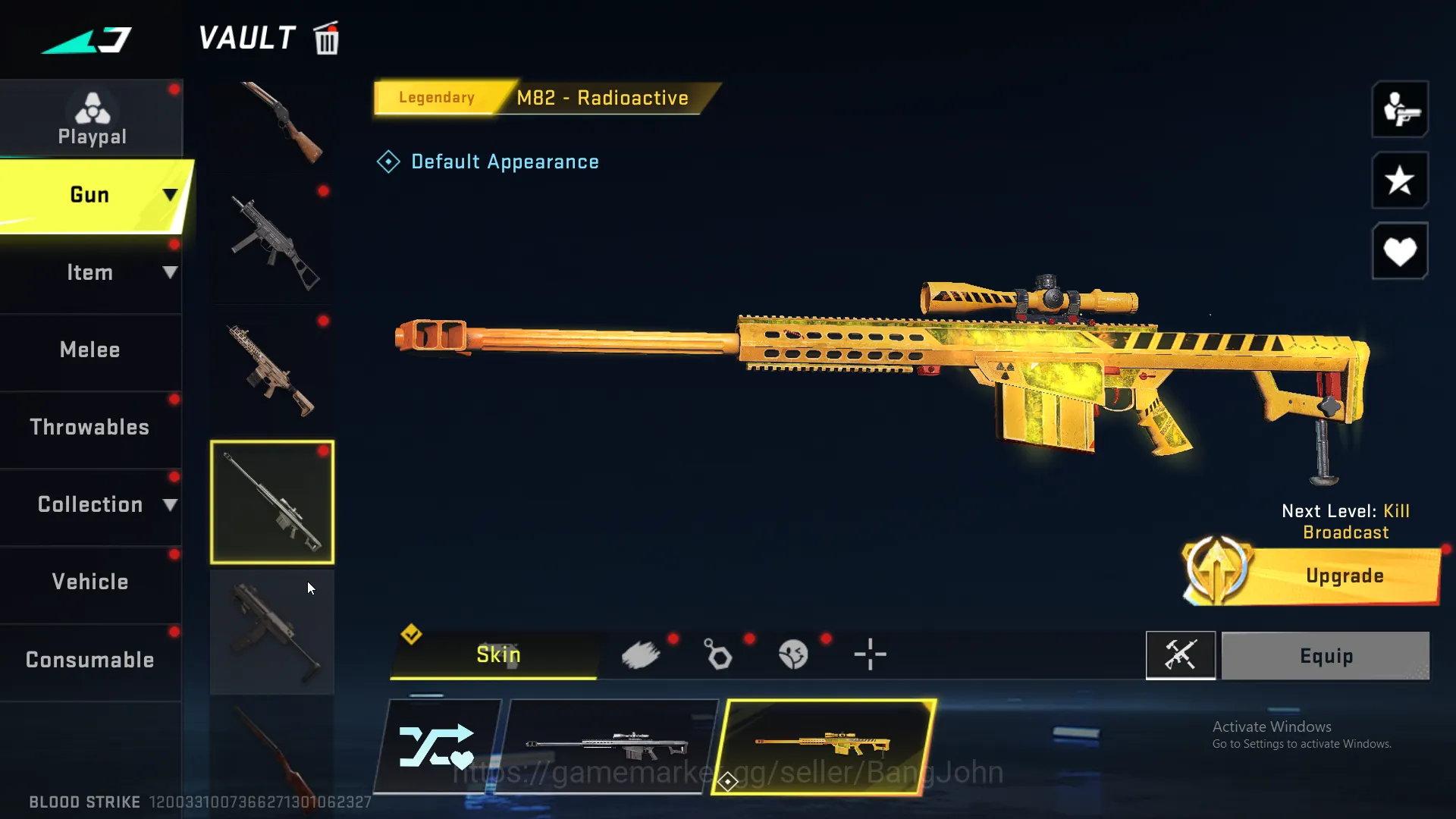 Blood Strike Accounts Others eternal zero | legend m4a1 | legend origin12 | legend kag-6 | legend inp-9 ~ BS143B 11