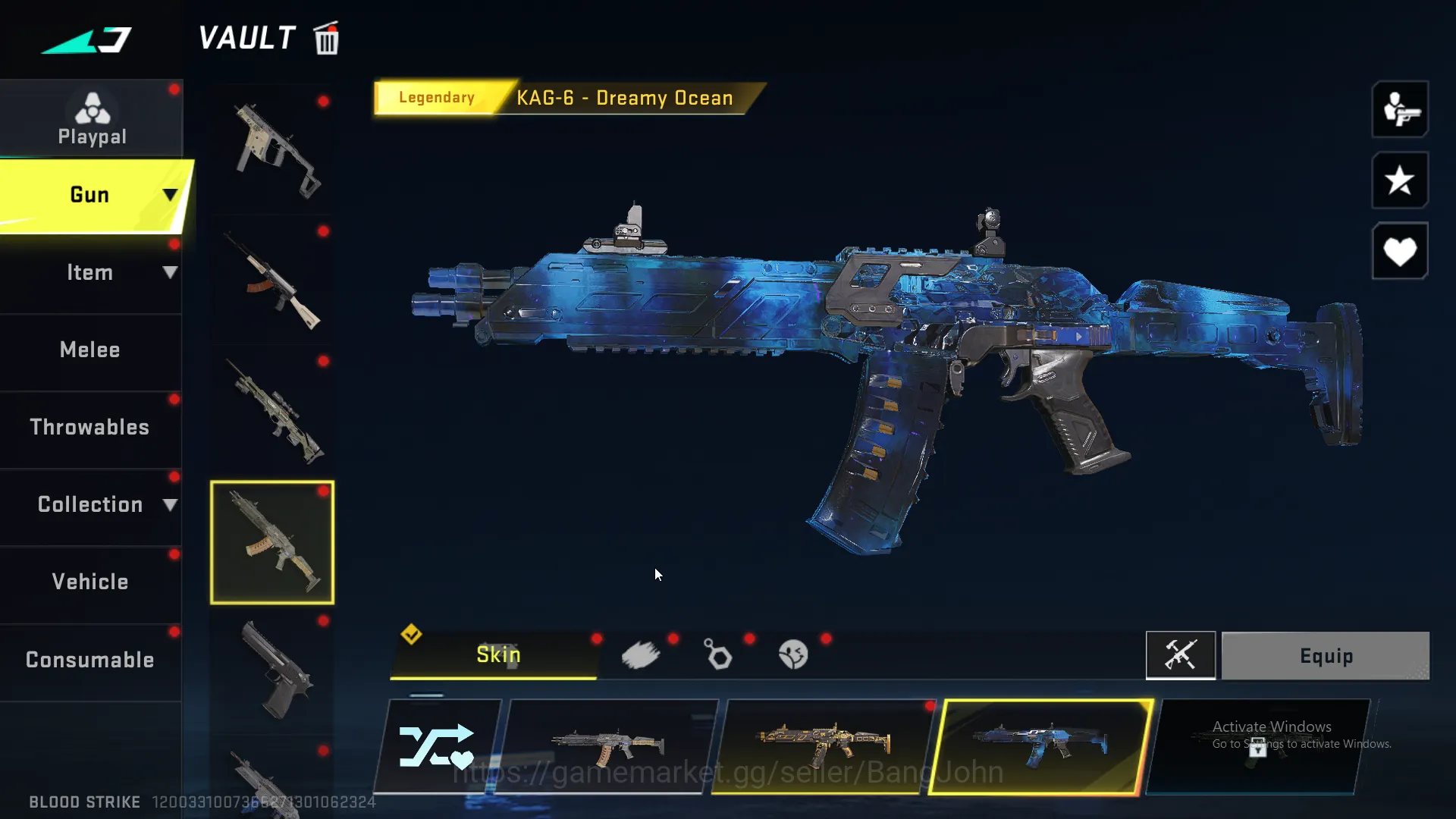 Blood Strike Accounts Others eternal zero | legend m4a1 | legend origin12 | legend kag-6 | legend inp-9 ~ BS143B 5