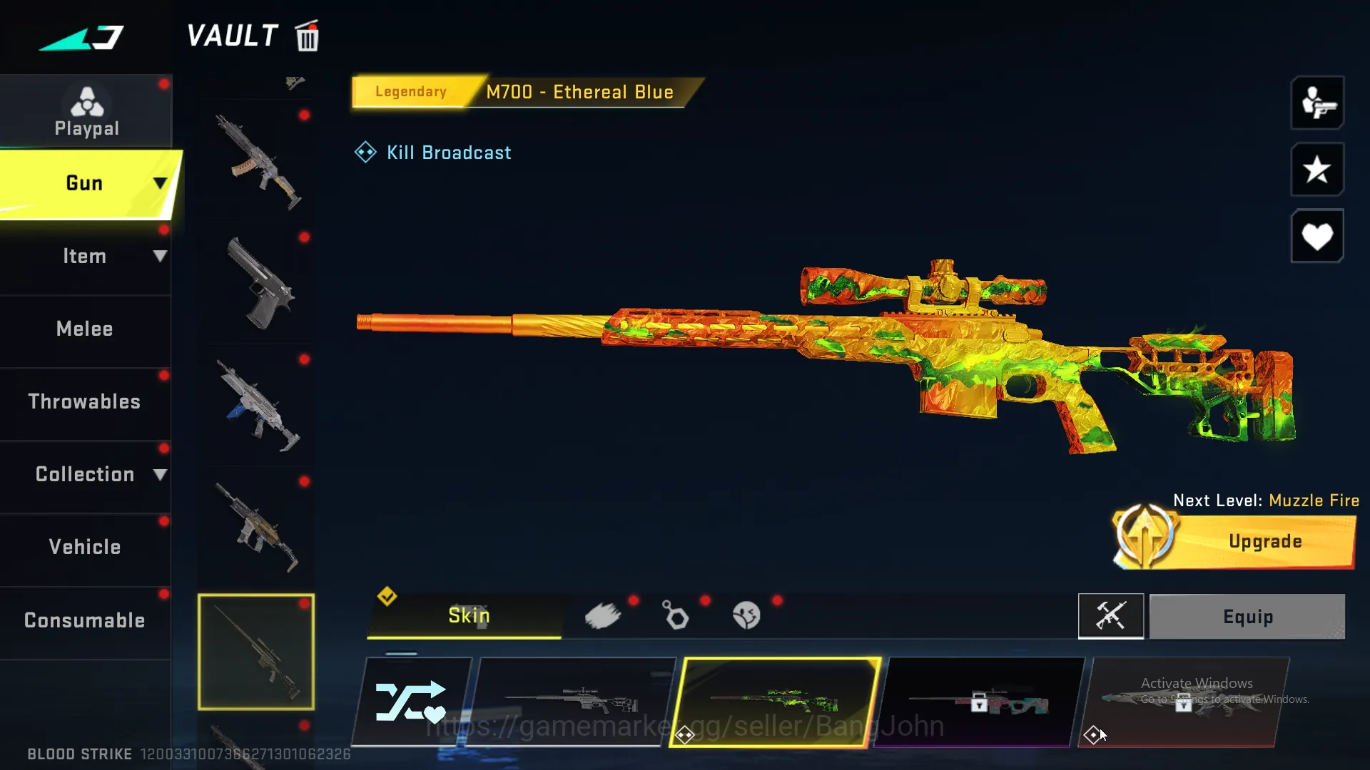 Blood Strike Accounts Others eternal zero | legend m4a1 | legend origin12 | legend kag-6 | legend inp-9 ~ BS143B 8