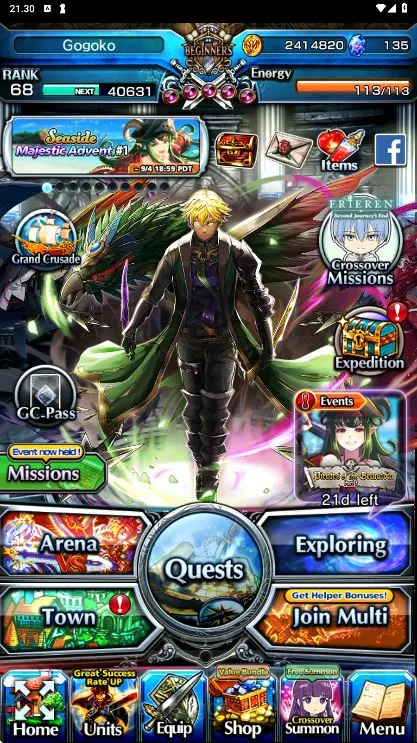 Grand Summoners Mid-Game [GLOBAL]Rank 68| 6 Ascend Unit | WGF, OiKatzo, Val image 1