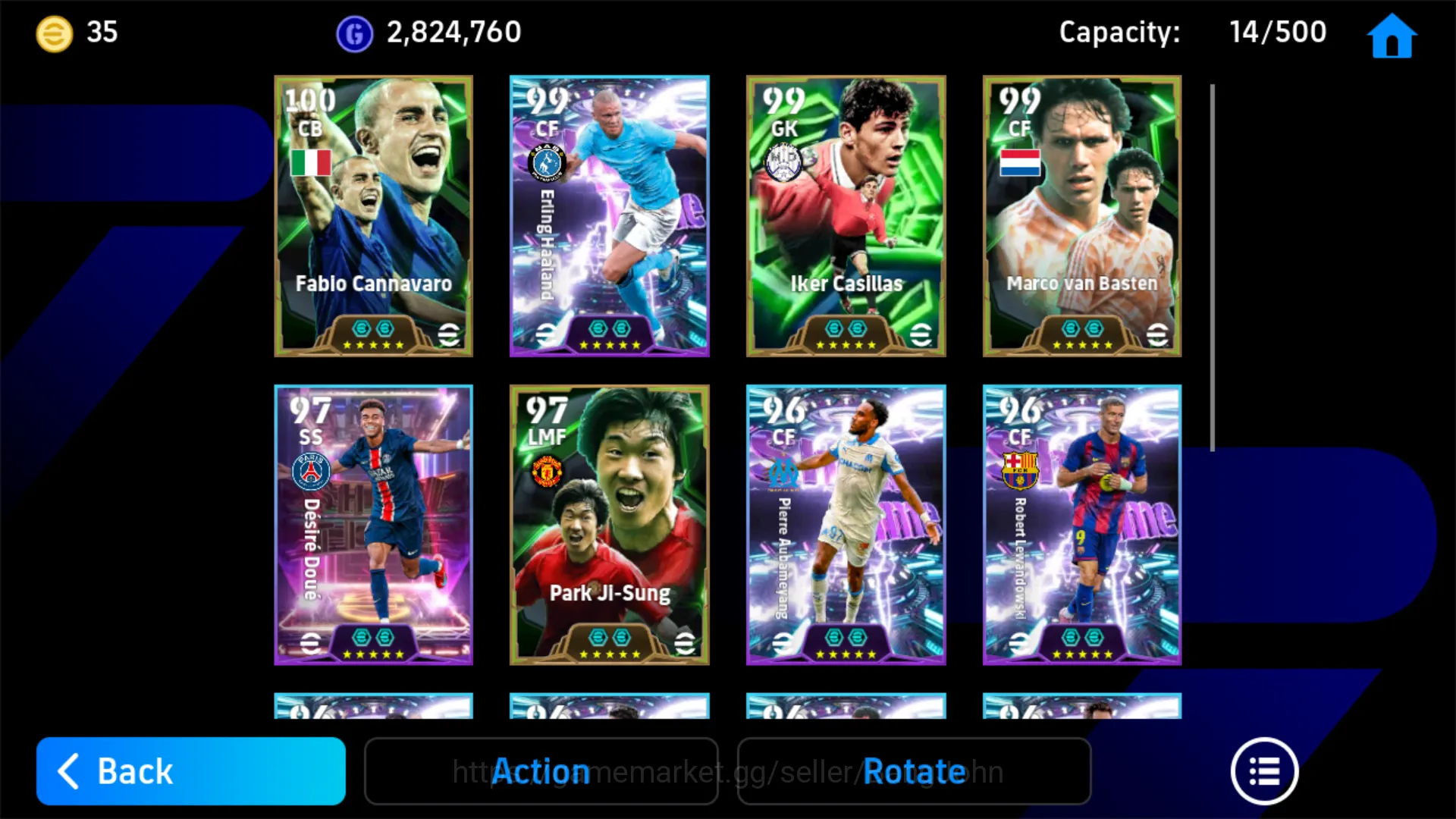 eFootball Accounts power 3174 | haaland showtime bullet header doue h image 3