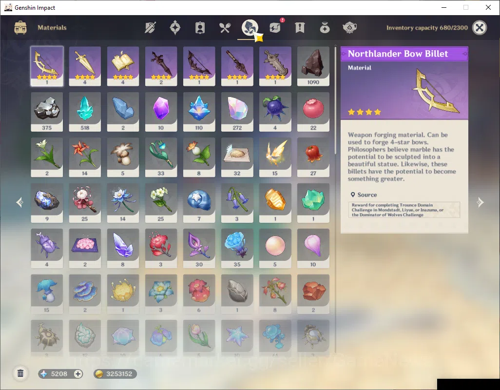 Genshin Impact Accounts ASIA|AR 55|4 Limited+1(*5Weapon)|Flins,Furina,Chas image 8