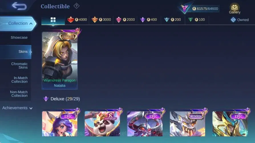 Mobile Legends: Bang Bang Accounts Global|Hero 132|Skin 300|Renowned|Collector Natali image 11