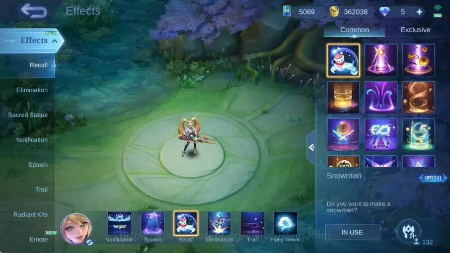 Mobile Legends: Bang Bang Accounts Global|Hero 132|Skin 300|Renowned|Collector Natali image 3