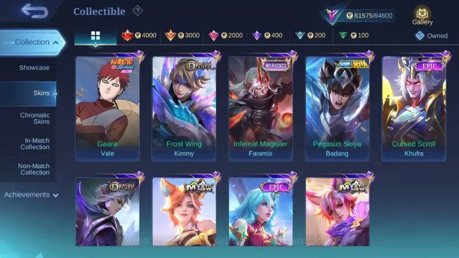 Mobile Legends: Bang Bang Accounts Global|Hero 132|Skin 300|Renowned|Collector Natali image 6