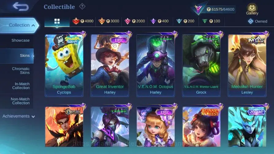 Mobile Legends: Bang Bang Accounts Global|Hero 132|Skin 300|Renowned|Collector Natali image 8