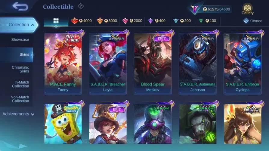 Mobile Legends: Bang Bang Accounts Global|Hero 132|Skin 300|Renowned|Collector Natali image 9