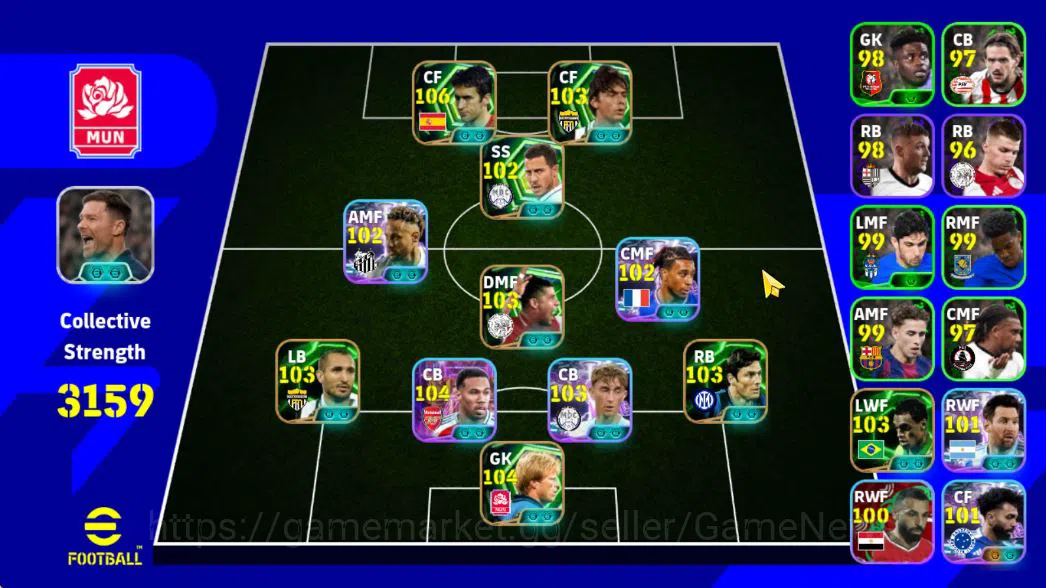 eFootball Mid-Tier Mobile|Blitz Curler(Raul),Aerial Fort(Gabriel Maga image 1