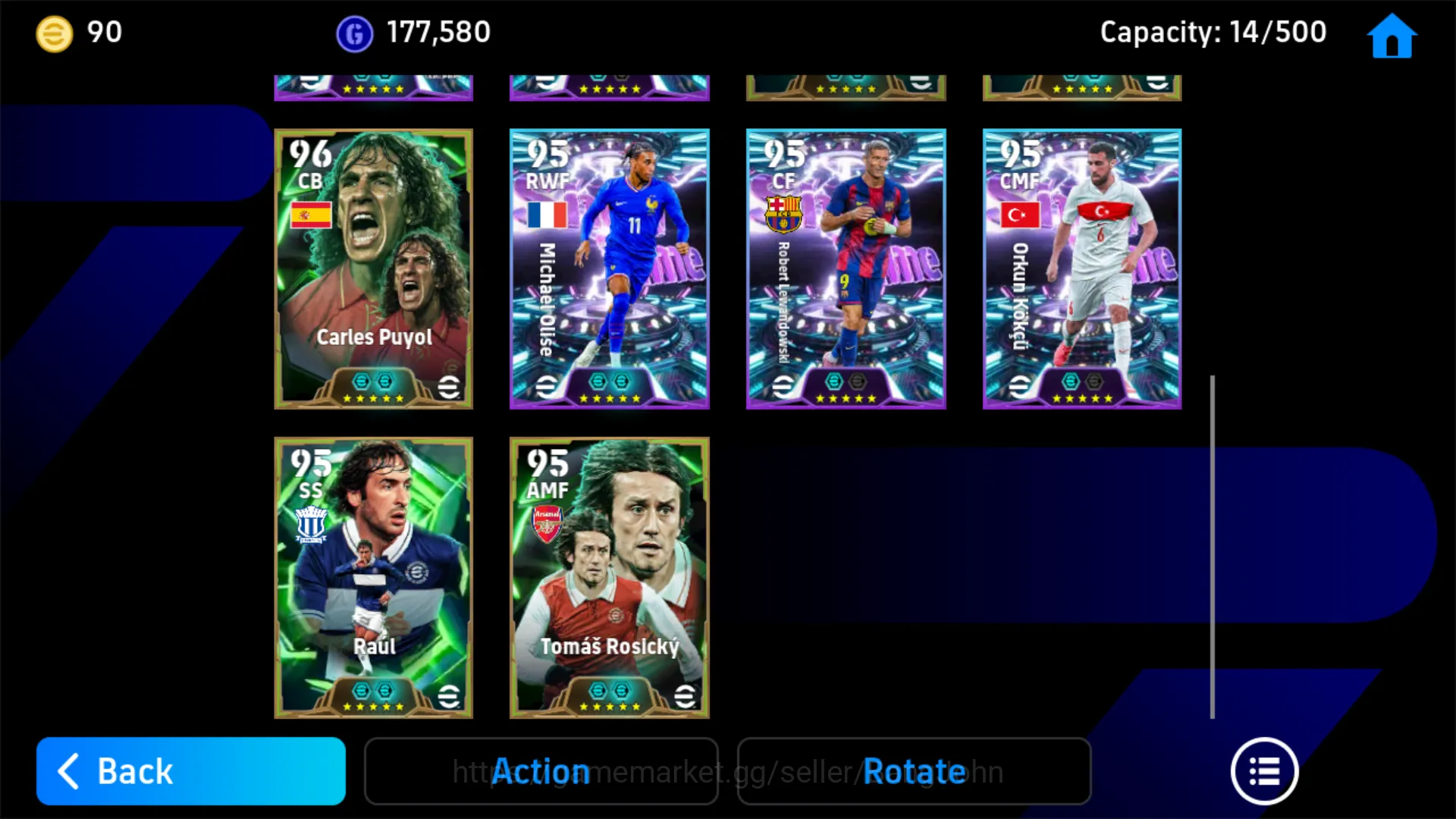eFootball Accounts Others EFB211B		Power 3155 | Cannavaro Epic | Puskas Epic | Viktor Show Time | Rijkaard Epic | Messi Show 3