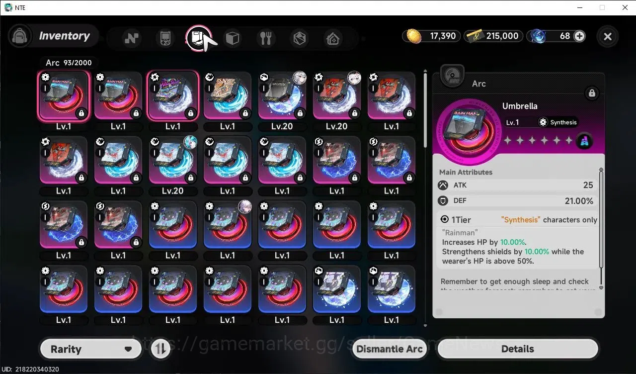 Neverness to Everness Accounts GLOBAL EU|HL 10|3 SSR[Sakiri,Baicang,Daffodill]|5 SR|Underboss Glider|RoverA1+Nanally 11