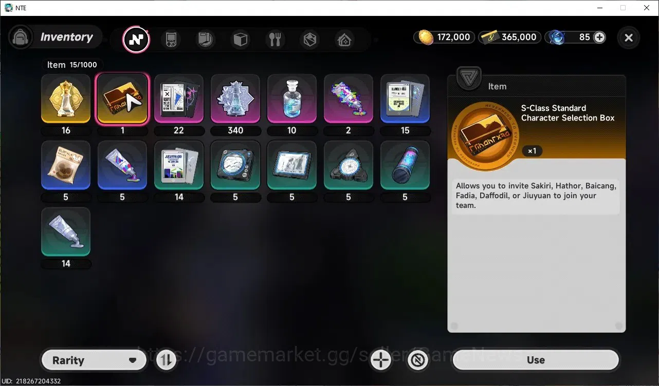 Neverness to Everness Accounts GLOBAL EU|HL 3|1 SSR| Limited Hotori  |2 SSR Selector On|5 SR|Male MC|Log Email|NTE1267 5