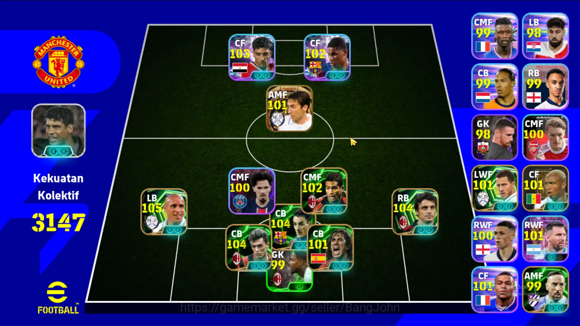 Login 4 | Power 3147 | Omar Marmoush Showtime | Marcus Rashford Showtime | Raul Big time | Roberto Carlos Epic db EFB422B eFootball Others Login 4 | Power 3147 | Omar Marmoush Showtime | Ma image 1