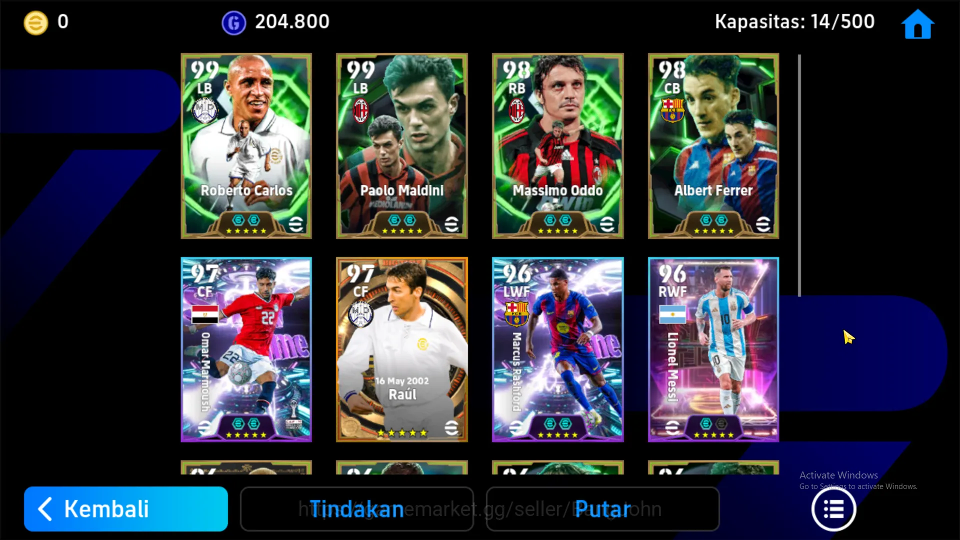 eFootball Accounts Others Login 4 | Power 3147 | Omar Marmoush Showtime | Marcus Rashford Showtime | Raul Big time | Roberto 4