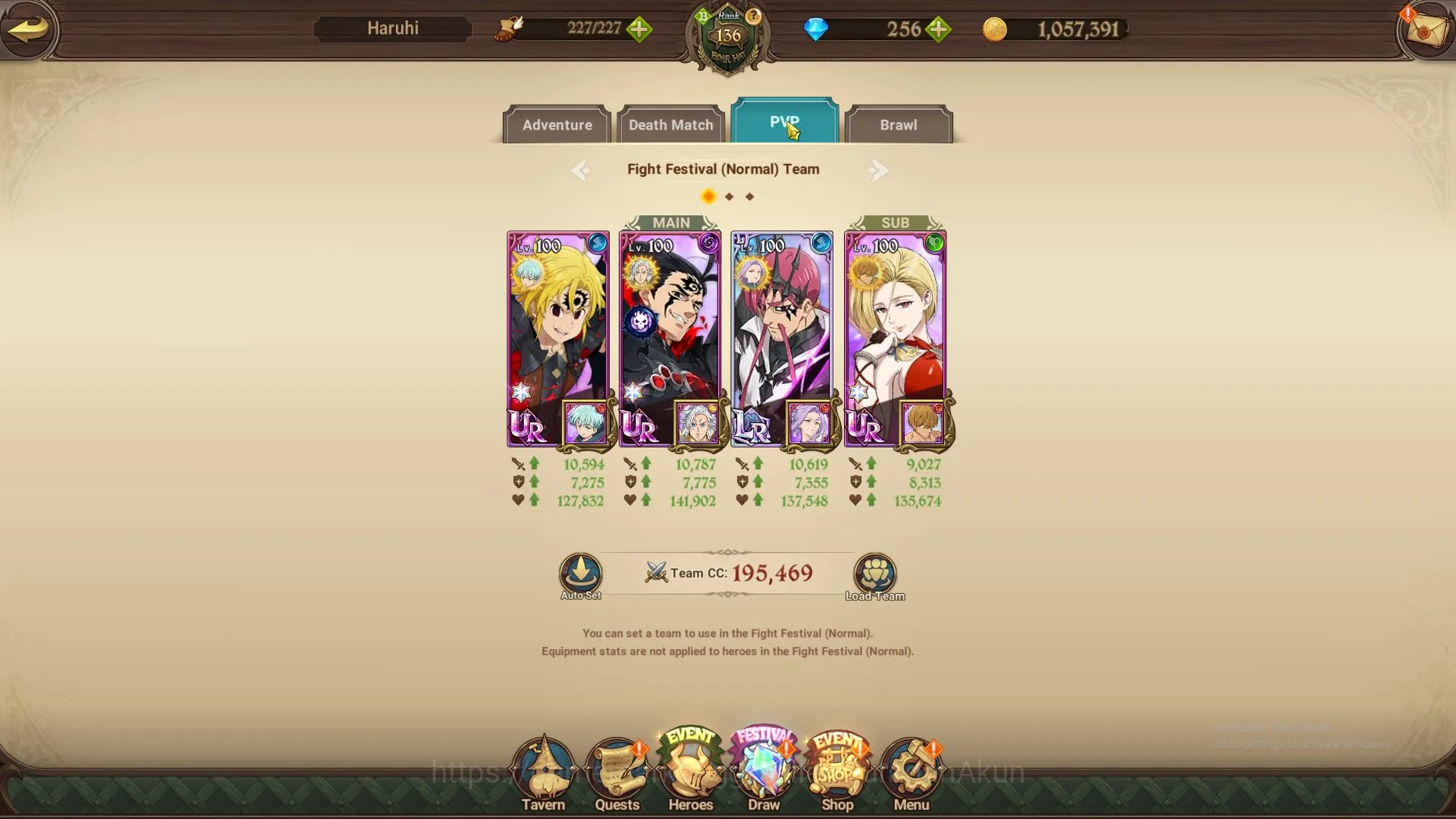 The Seven Deadly Sins: Grand Cross Accounts ASIA|5,1M CC|3LR+10UR+Full Collab Konosuba+256 Gem image 2