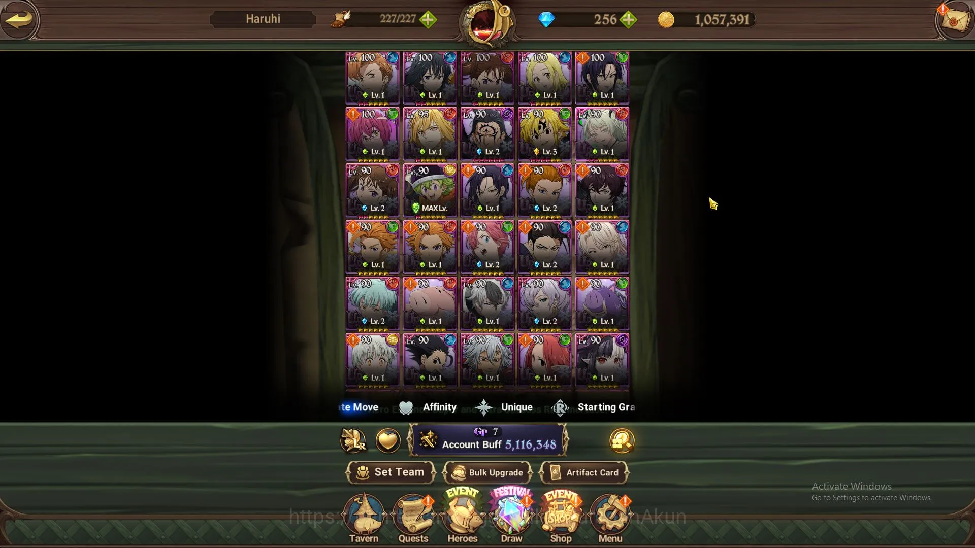 The Seven Deadly Sins: Grand Cross Accounts ASIA|5,1M CC|3LR+10UR+Full Collab Konosuba+256 Gem image 3